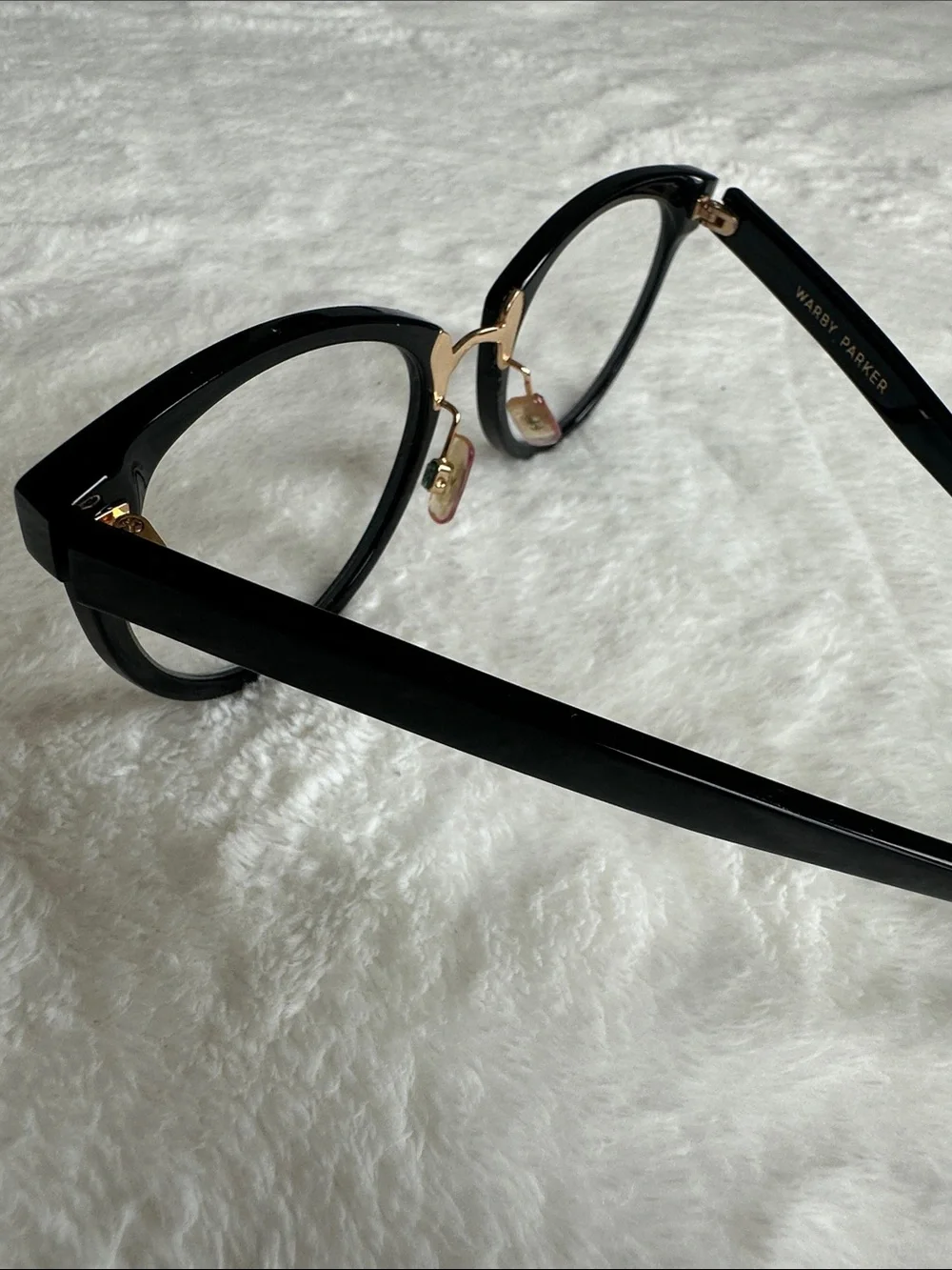 Warby Parker Warby Tansley 3100 Womens Black Eyeglasses Frame 52-19-142 Italy